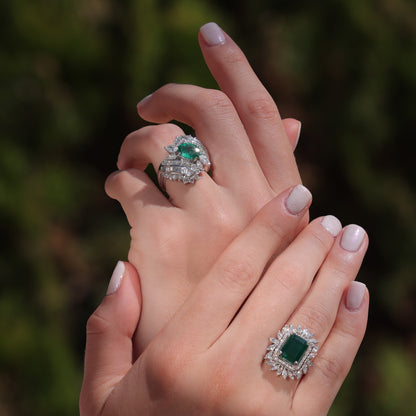 Opulent Emerald Ring
